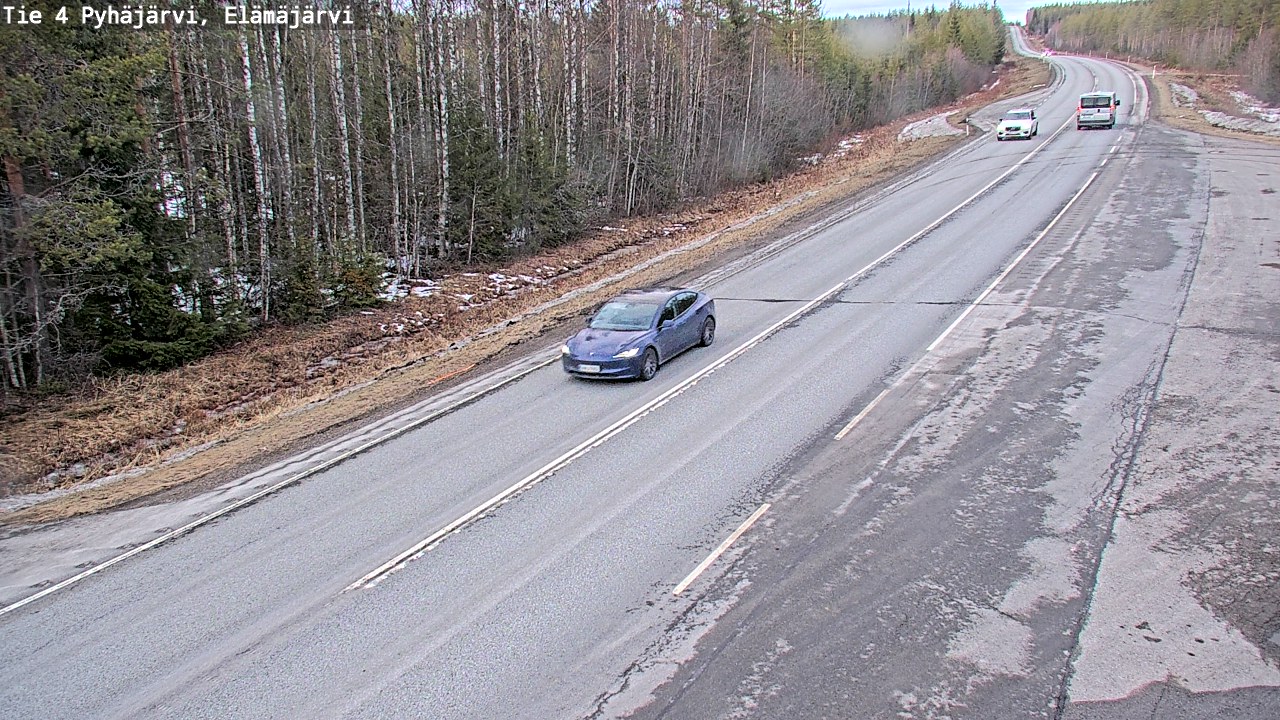 Kelikamerat Kuva Tie 4 Pyhäjärvi, Elämäjärvi, Pyhäjärvi, Pohjois-Pohjanmaa