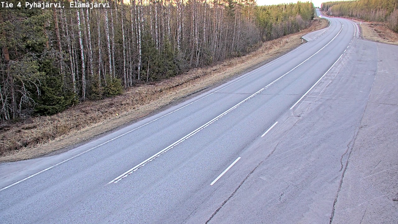 Kelikamerat Kuva Tie 4 Pyhäjärvi, Elämäjärvi, Pyhäjärvi, Pohjois-Pohjanmaa
