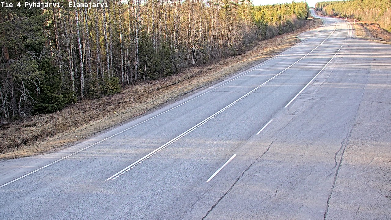 Kelikamerat Kuva Tie 4 Pyhäjärvi, Elämäjärvi, Pyhäjärvi, Pohjois-Pohjanmaa