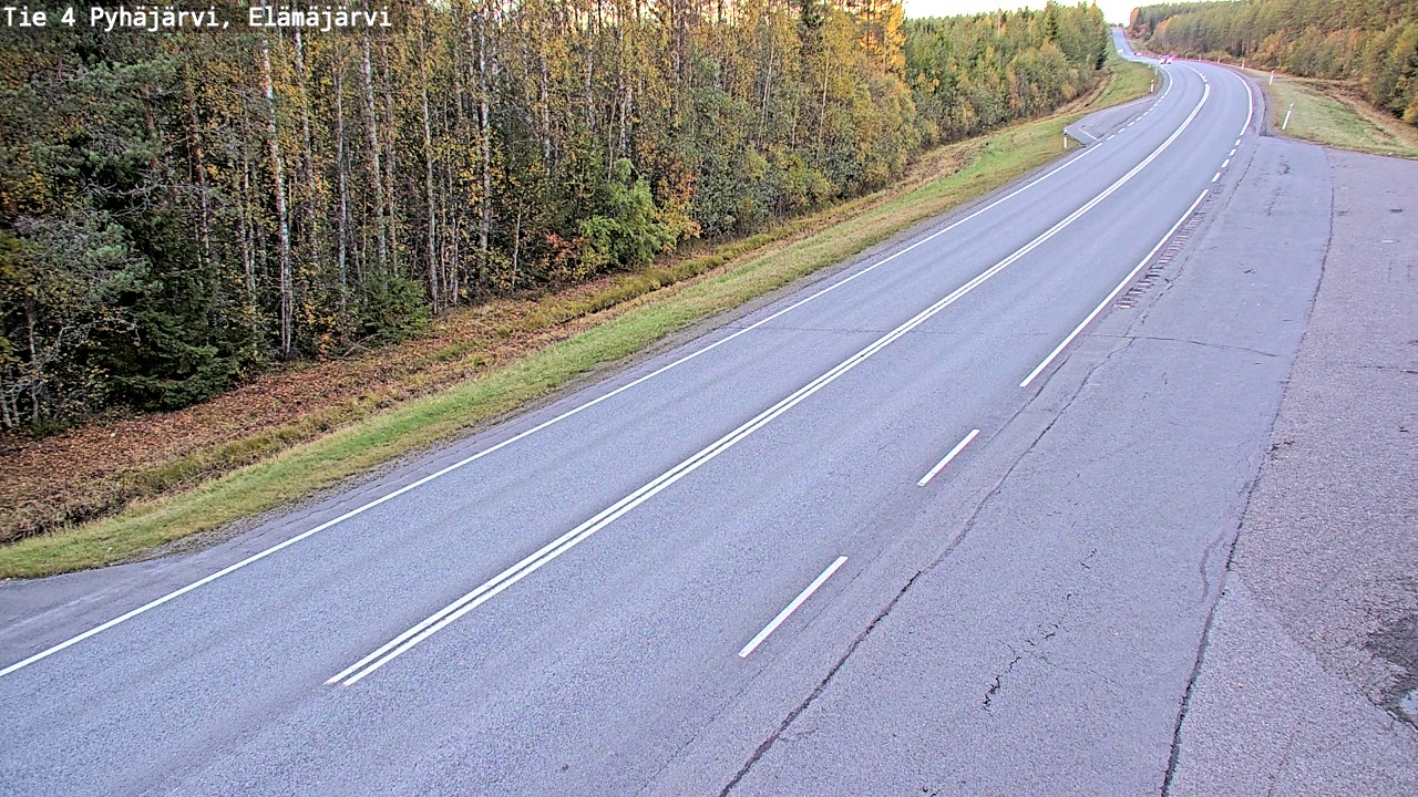 Kelikamerat Kuva Tie 4 Pyhäjärvi, Elämäjärvi, Pyhäjärvi, Pohjois-Pohjanmaa