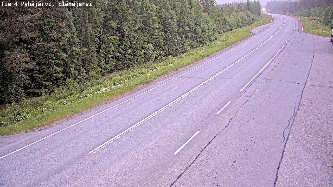 Kelikamerat Kuva Tie 4 Pyhäjärvi, Elämäjärvi, Pyhäjärvi, Pohjois-Pohjanmaa