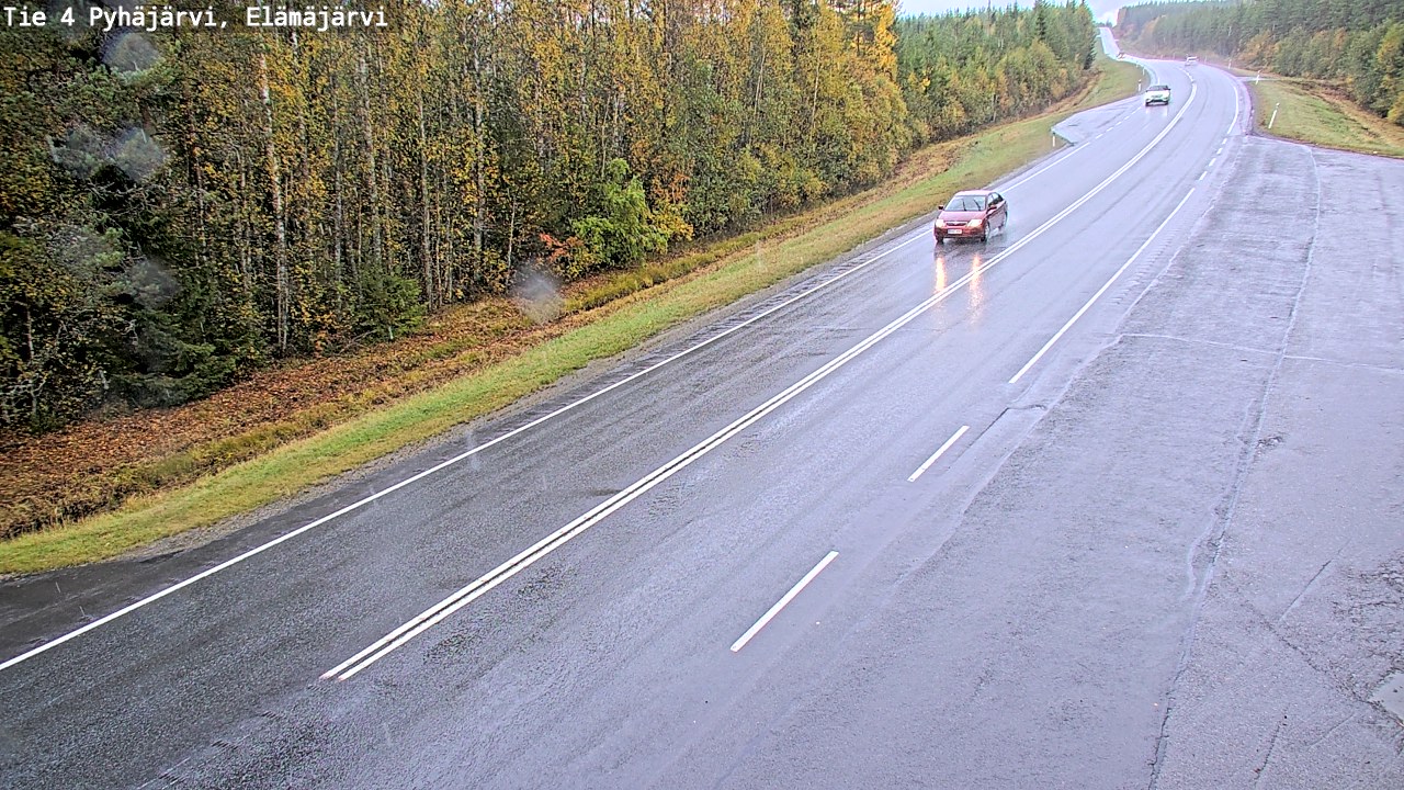 Kelikamerat Kuva Tie 4 Pyhäjärvi, Elämäjärvi, Pyhäjärvi, Pohjois-Pohjanmaa