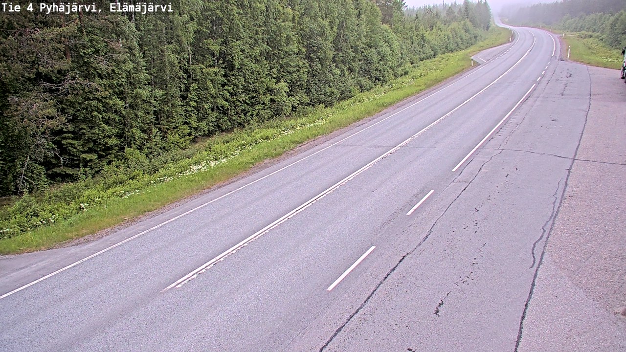 Kelikamerat Kuva Tie 4 Pyhäjärvi, Elämäjärvi, Pyhäjärvi, Pohjois-Pohjanmaa