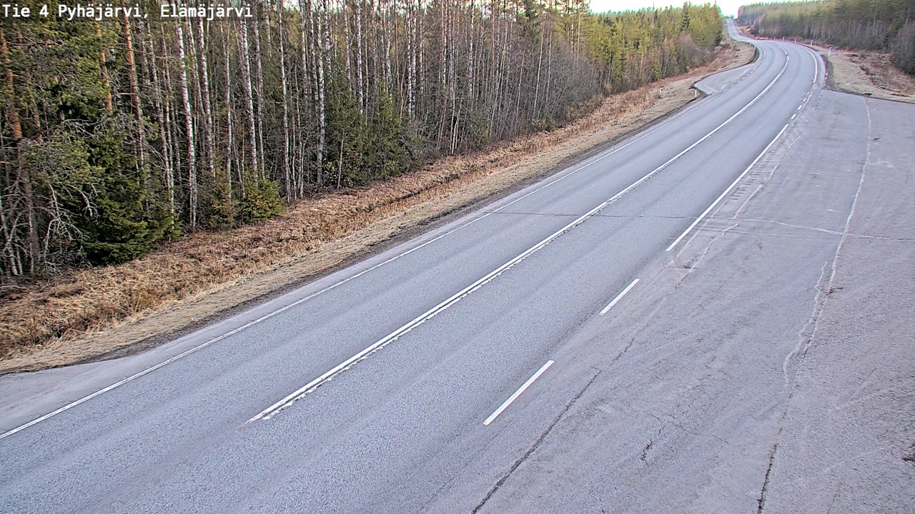 Kelikamerat Kuva Tie 4 Pyhäjärvi, Elämäjärvi, Pyhäjärvi, Pohjois-Pohjanmaa
