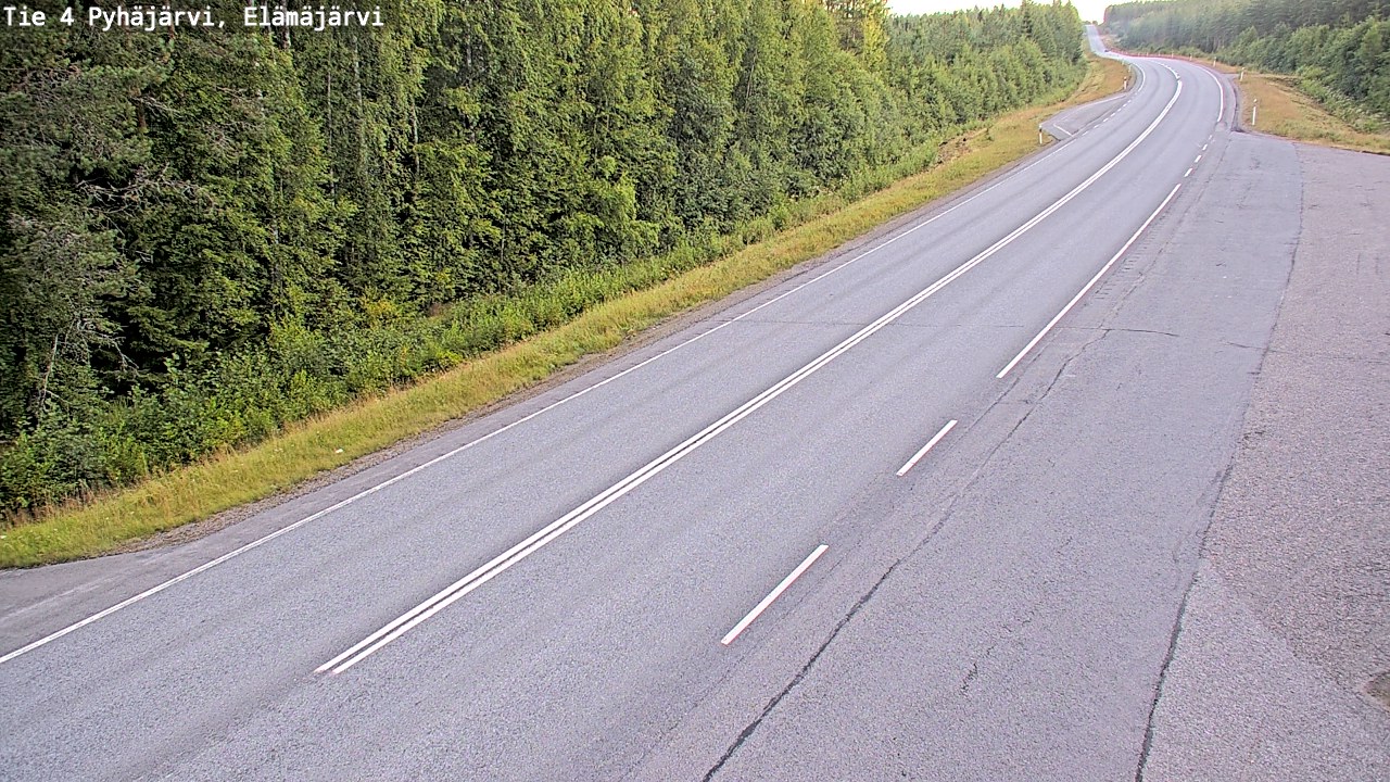 Kelikamerat Kuva Tie 4 Pyhäjärvi, Elämäjärvi, Pyhäjärvi, Pohjois-Pohjanmaa