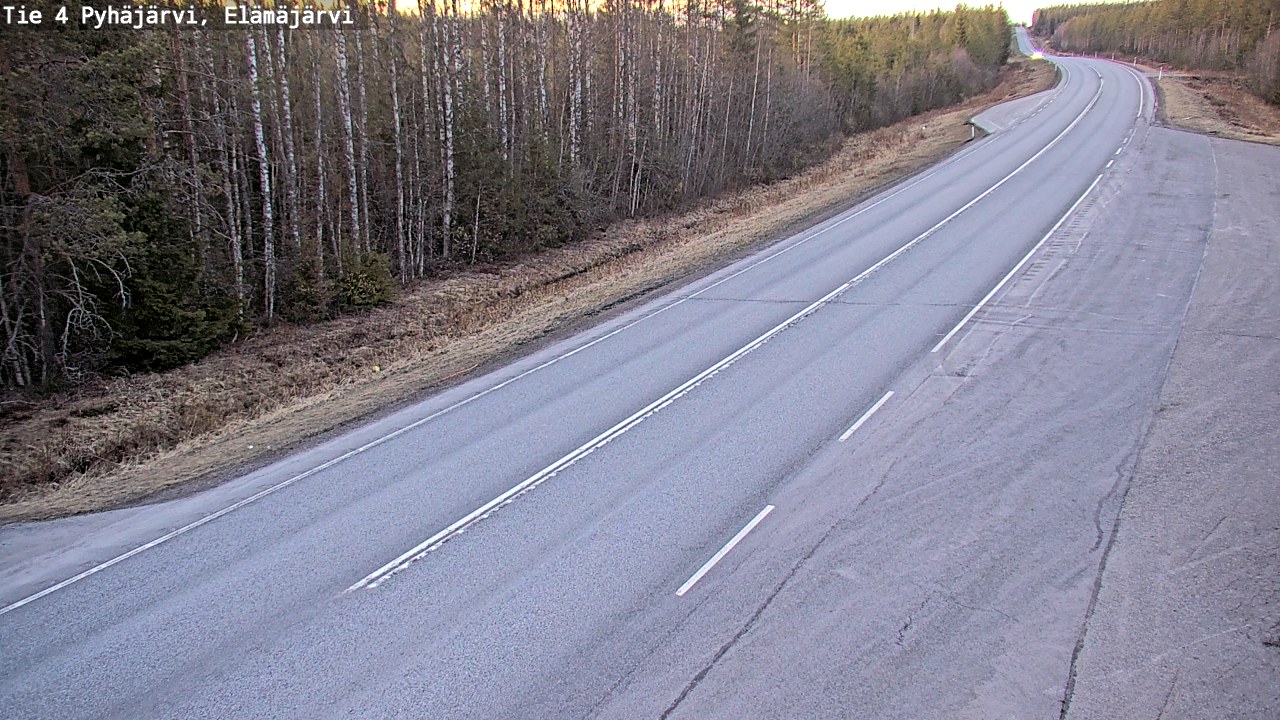 Kelikamerat Kuva Tie 4 Pyhäjärvi, Elämäjärvi, Pyhäjärvi, Pohjois-Pohjanmaa