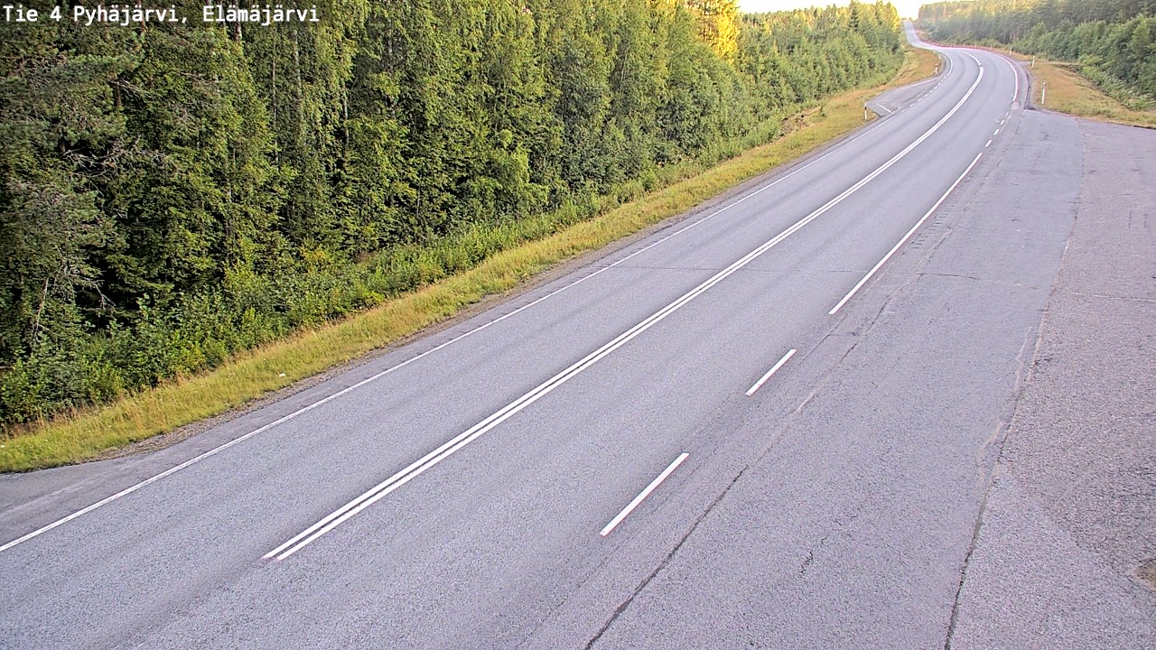 Kelikamerat Kuva Tie 4 Pyhäjärvi, Elämäjärvi, Pyhäjärvi, Pohjois-Pohjanmaa