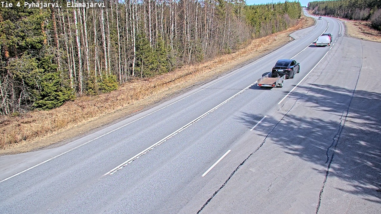 Kelikamerat Kuva Tie 4 Pyhäjärvi, Elämäjärvi, Pyhäjärvi, Pohjois-Pohjanmaa