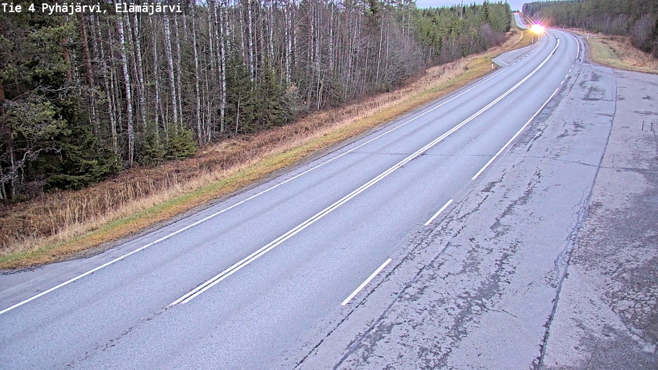 Kelikamerat Kuva Tie 4 Pyhäjärvi, Elämäjärvi, Pyhäjärvi, Pohjois-Pohjanmaa