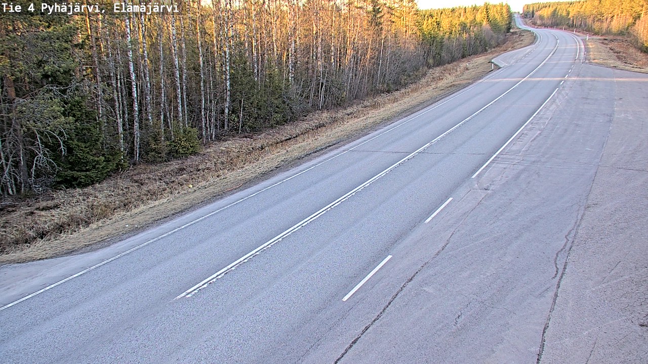 Kelikamerat Kuva Tie 4 Pyhäjärvi, Elämäjärvi, Pyhäjärvi, Pohjois-Pohjanmaa