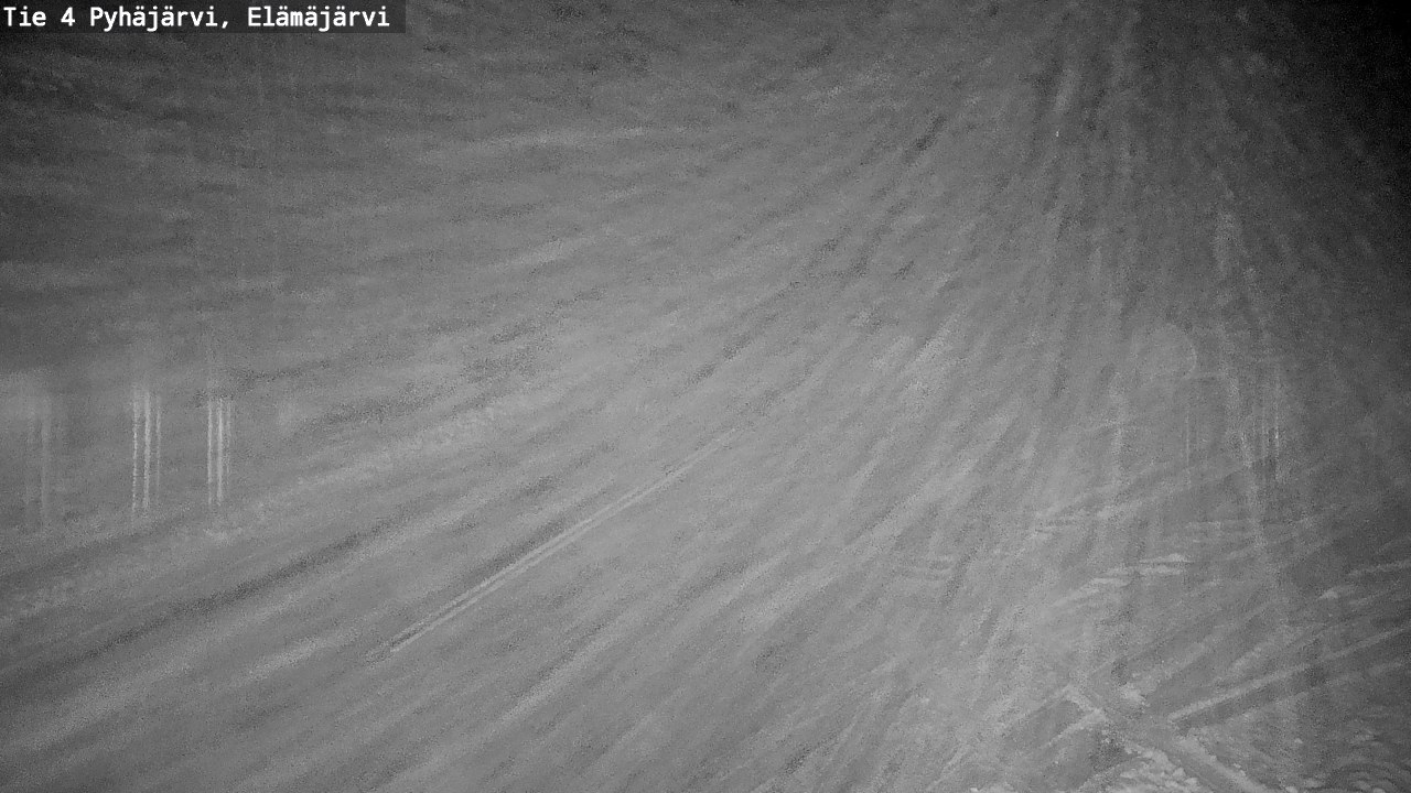 Weather Camera Image Väg 4 Pyhäjärvi, Elämäjärvi, Pyhäjärvi, Pohjois-Pohjanmaa
