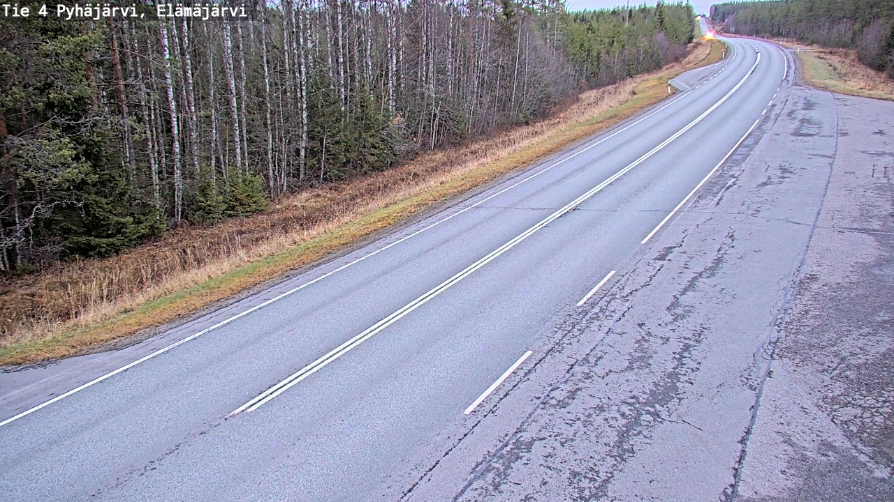Kelikamerat Kuva Tie 4 Pyhäjärvi, Elämäjärvi, Pyhäjärvi, Pohjois-Pohjanmaa