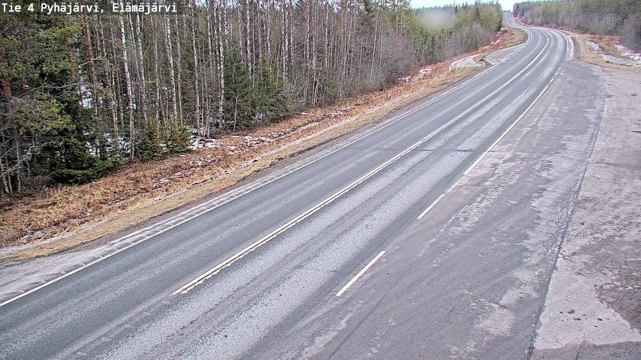 Kelikamerat Kuva Tie 4 Pyhäjärvi, Elämäjärvi, Pyhäjärvi, Pohjois-Pohjanmaa