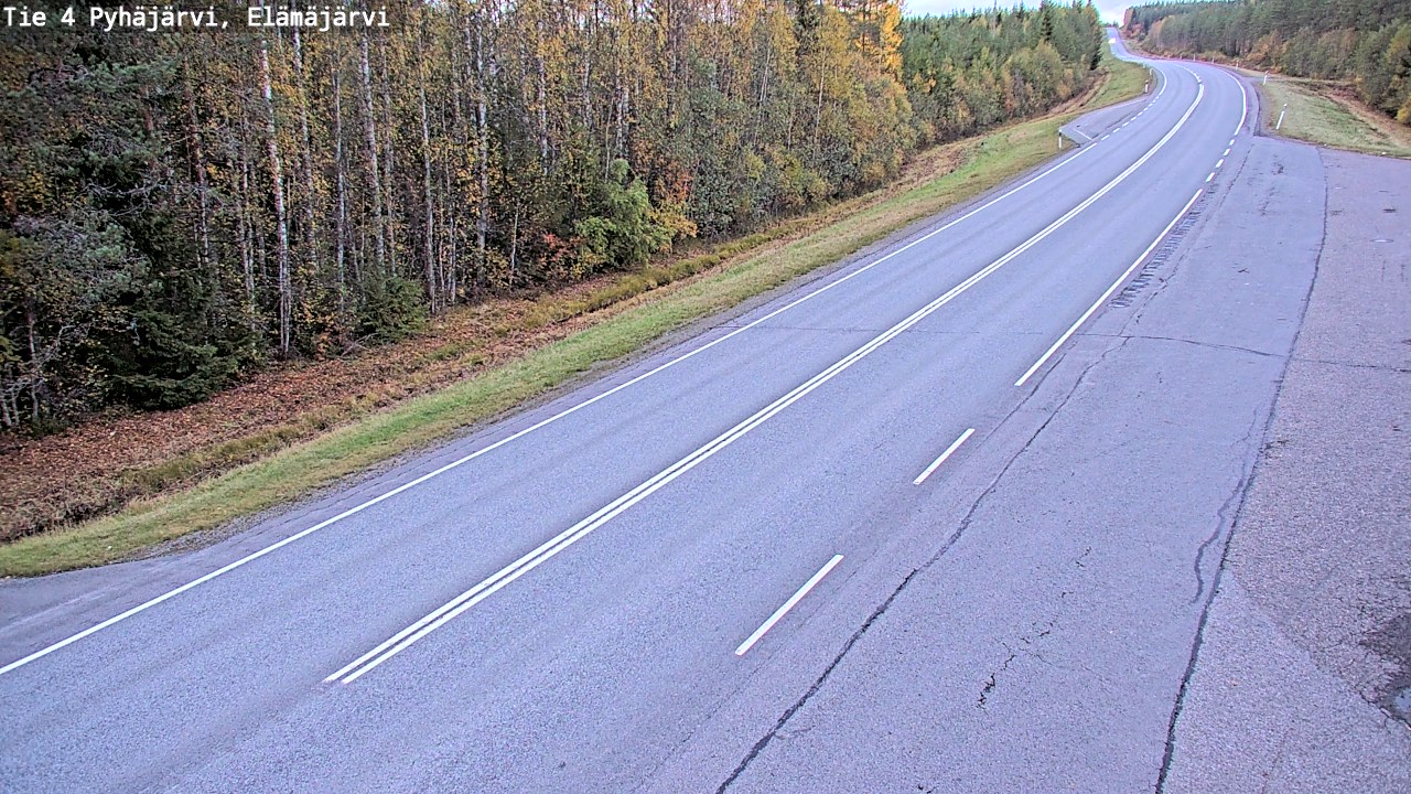 Kelikamerat Kuva Tie 4 Pyhäjärvi, Elämäjärvi, Pyhäjärvi, Pohjois-Pohjanmaa