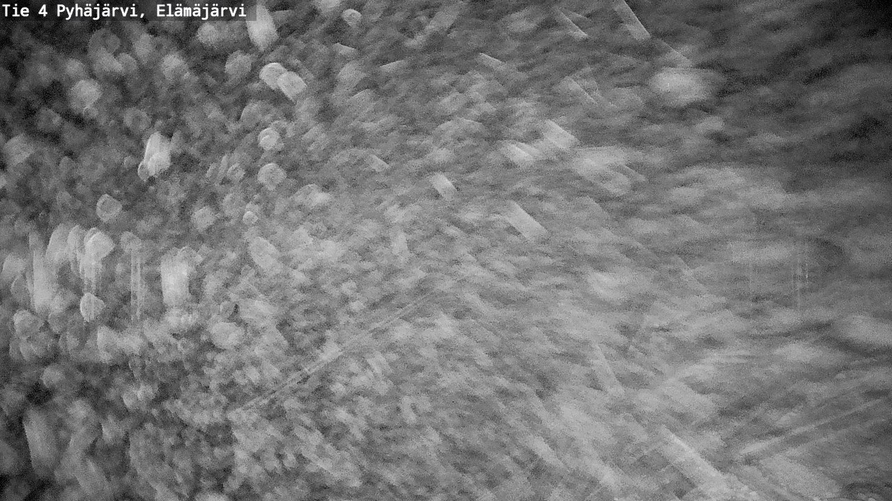 Weather Camera Image Väg 4 Pyhäjärvi, Elämäjärvi, Pyhäjärvi, Pohjois-Pohjanmaa