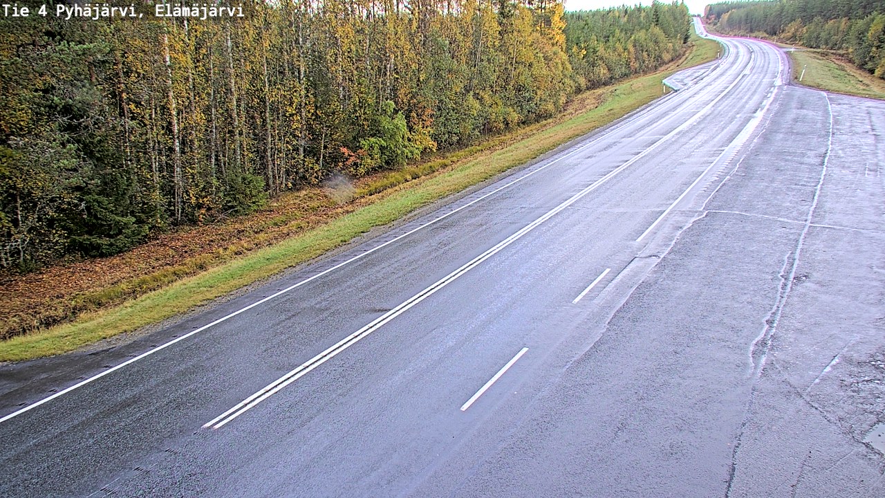 Kelikamerat Kuva Tie 4 Pyhäjärvi, Elämäjärvi, Pyhäjärvi, Pohjois-Pohjanmaa