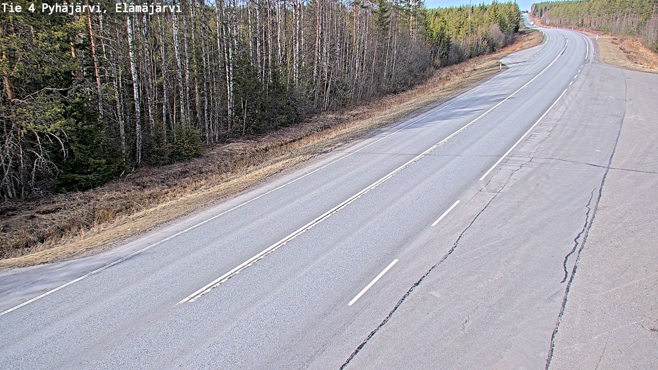 Kelikamerat Kuva Tie 4 Pyhäjärvi, Elämäjärvi, Pyhäjärvi, Pohjois-Pohjanmaa