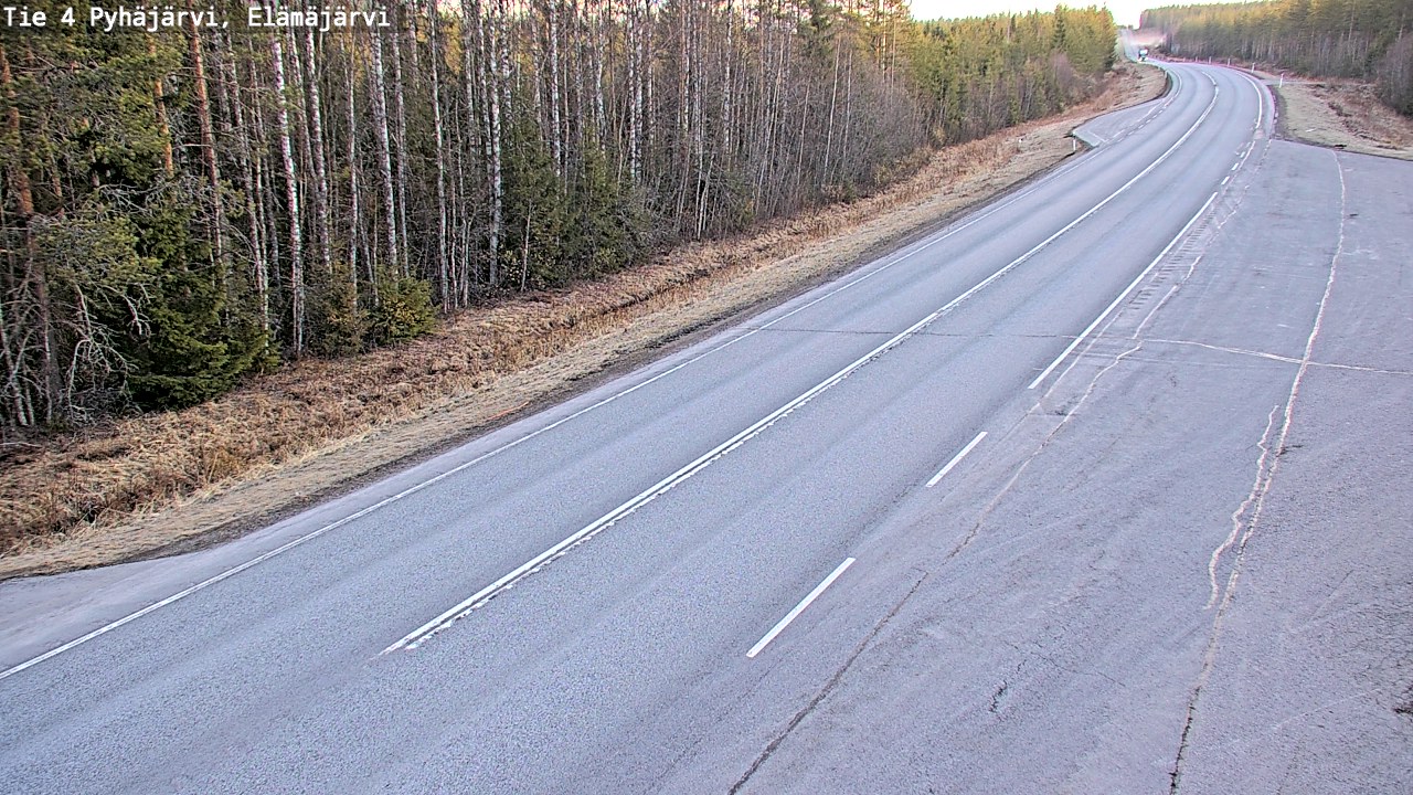 Kelikamerat Kuva Tie 4 Pyhäjärvi, Elämäjärvi, Pyhäjärvi, Pohjois-Pohjanmaa