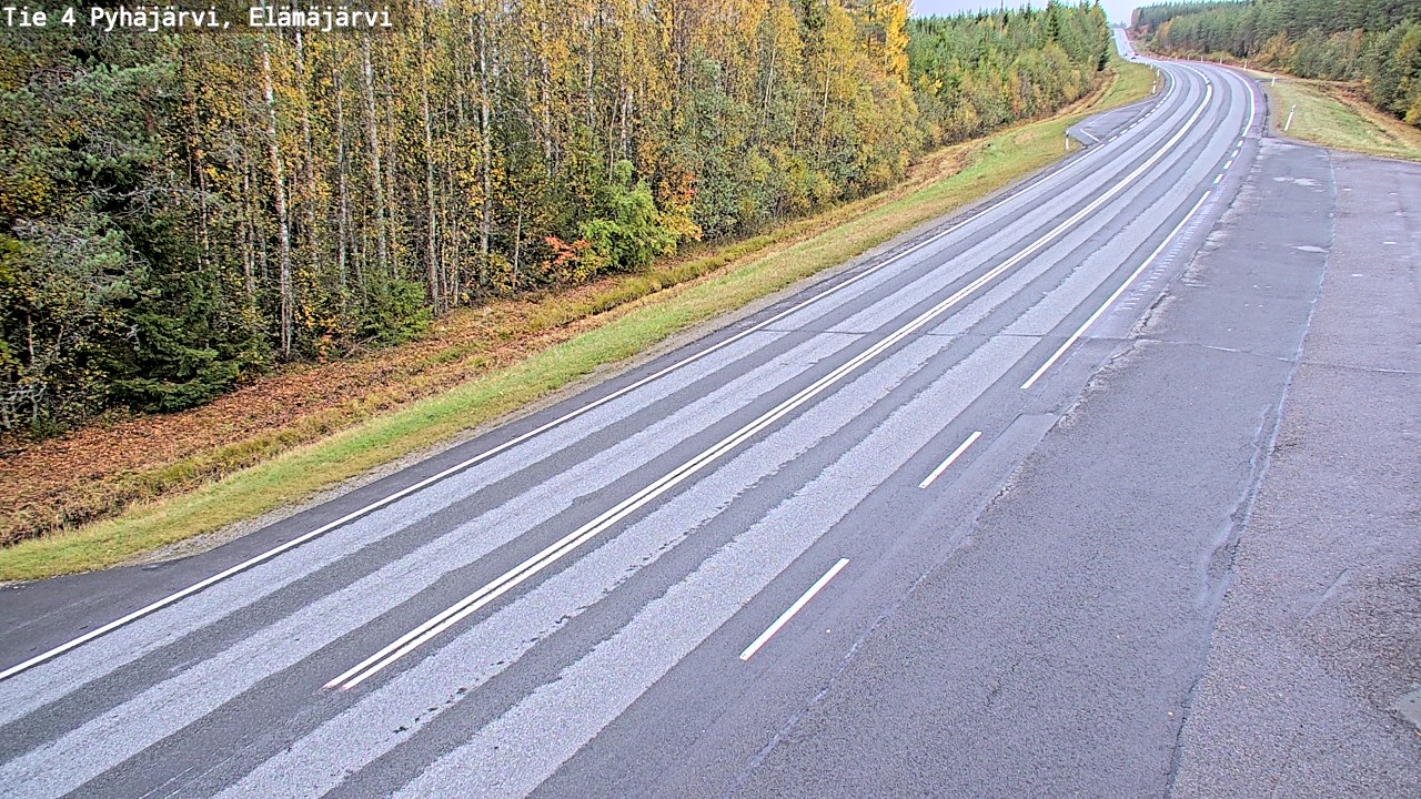 Kelikamerat Kuva Tie 4 Pyhäjärvi, Elämäjärvi, Pyhäjärvi, Pohjois-Pohjanmaa