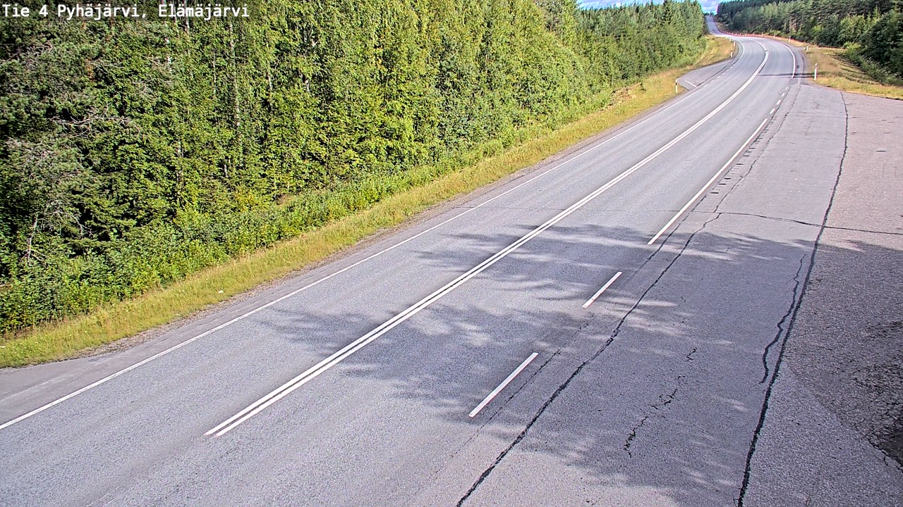 Kelikamerat Kuva Tie 4 Pyhäjärvi, Elämäjärvi, Pyhäjärvi, Pohjois-Pohjanmaa