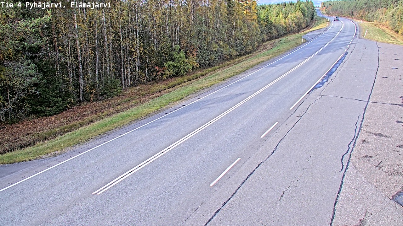 Kelikamerat Kuva Tie 4 Pyhäjärvi, Elämäjärvi, Pyhäjärvi, Pohjois-Pohjanmaa