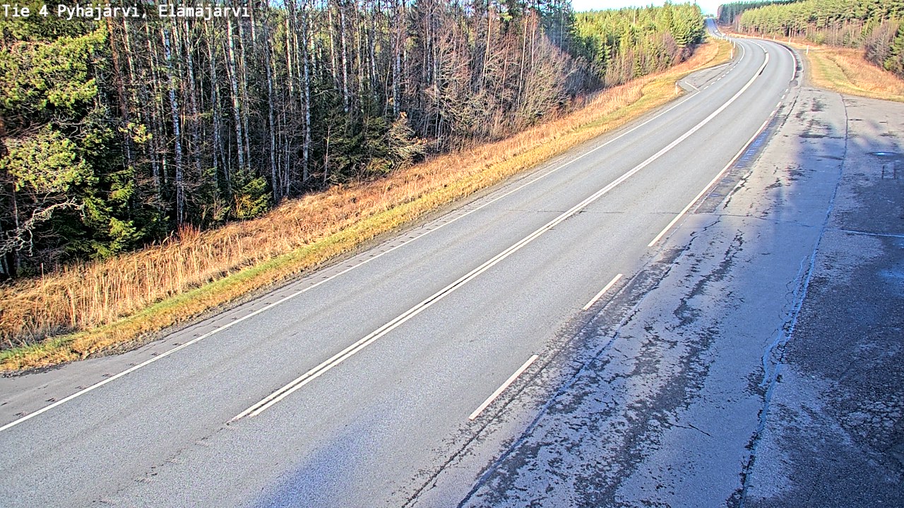 Kelikamerat Kuva Tie 4 Pyhäjärvi, Elämäjärvi, Pyhäjärvi, Pohjois-Pohjanmaa