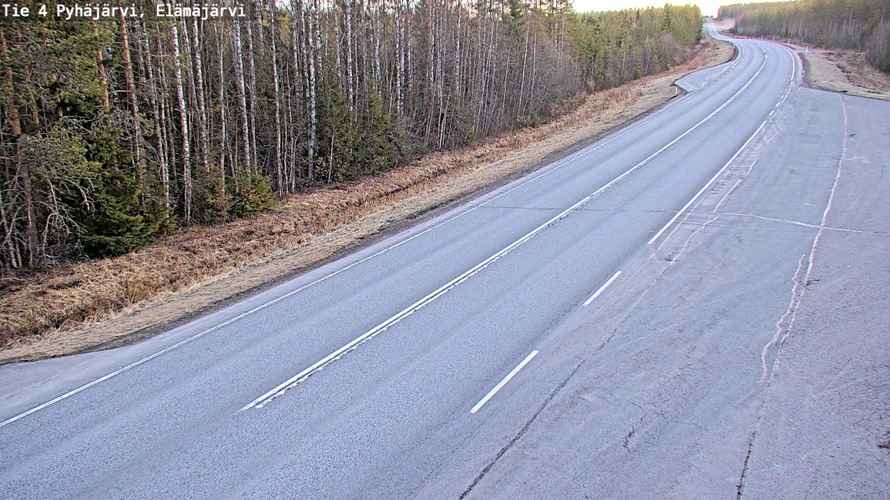 Kelikamerat Kuva Tie 4 Pyhäjärvi, Elämäjärvi, Pyhäjärvi, Pohjois-Pohjanmaa