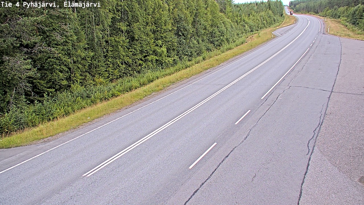 Kelikamerat Kuva Tie 4 Pyhäjärvi, Elämäjärvi, Pyhäjärvi, Pohjois-Pohjanmaa
