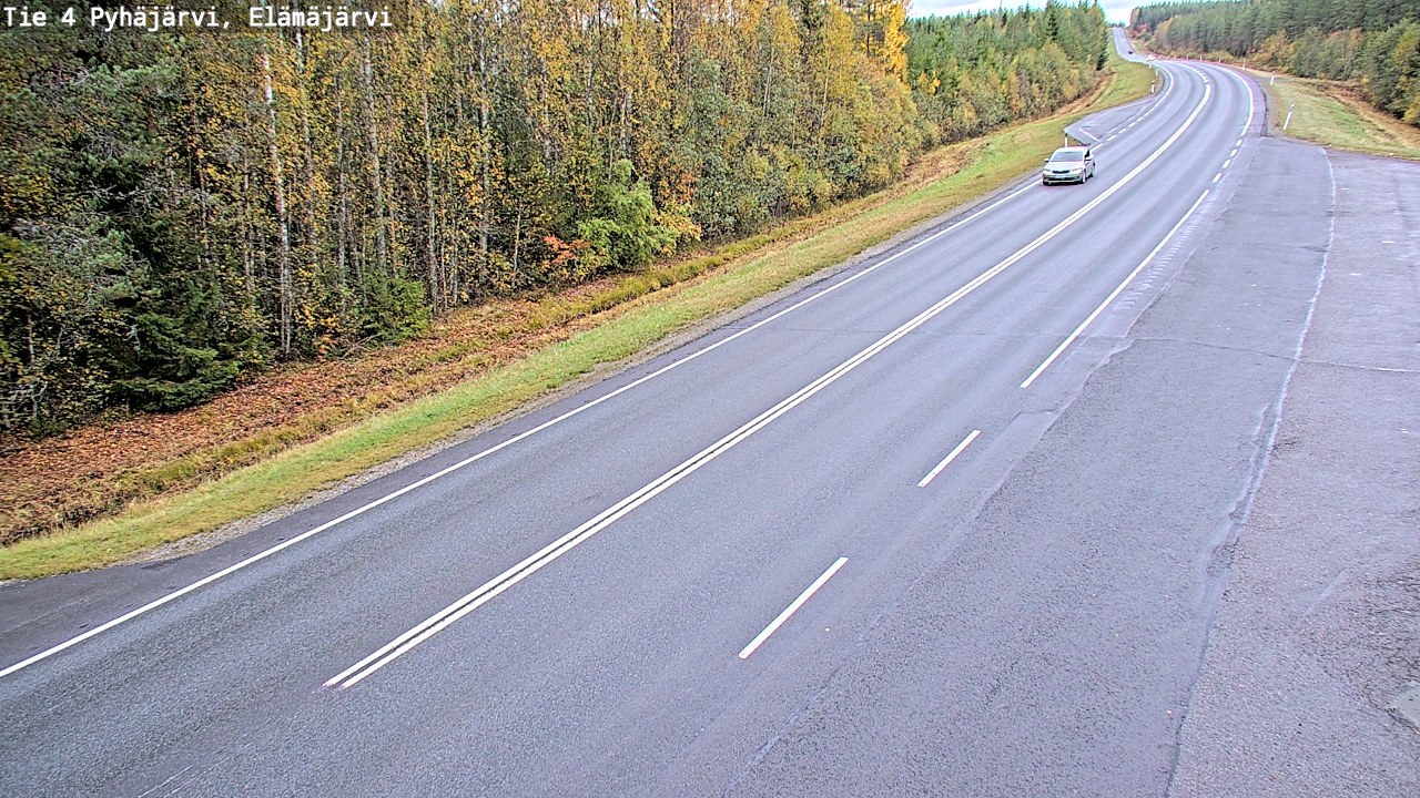 Kelikamerat Kuva Tie 4 Pyhäjärvi, Elämäjärvi, Pyhäjärvi, Pohjois-Pohjanmaa