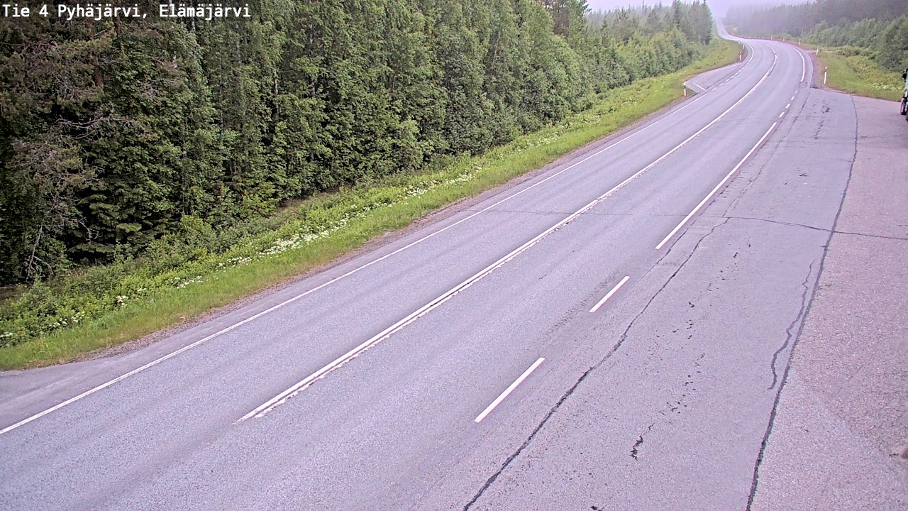 Kelikamerat Kuva Tie 4 Pyhäjärvi, Elämäjärvi, Pyhäjärvi, Pohjois-Pohjanmaa