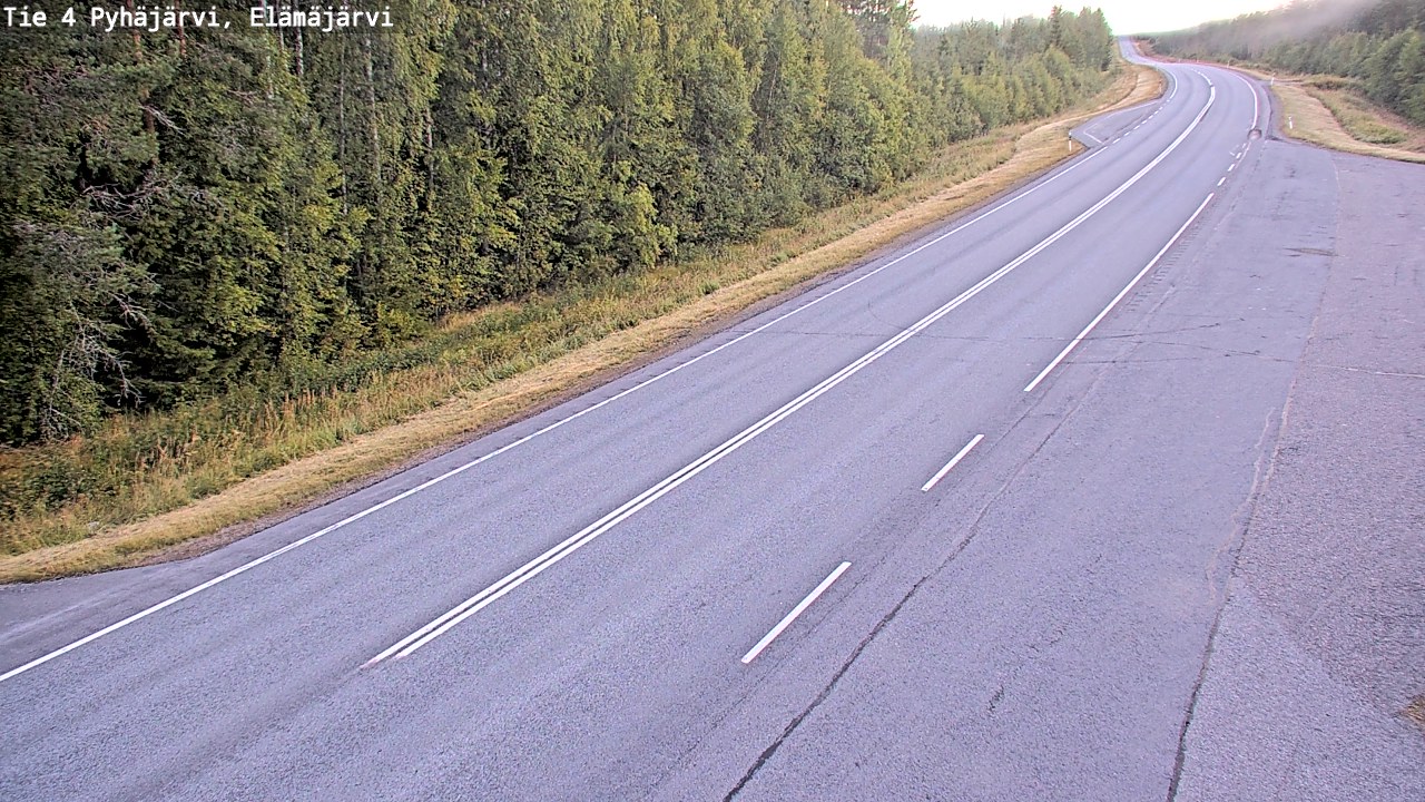 Kelikamerat Kuva Tie 4 Pyhäjärvi, Elämäjärvi, Pyhäjärvi, Pohjois-Pohjanmaa