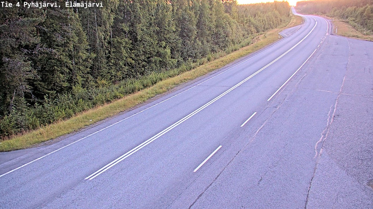Kelikamerat Kuva Tie 4 Pyhäjärvi, Elämäjärvi, Pyhäjärvi, Pohjois-Pohjanmaa