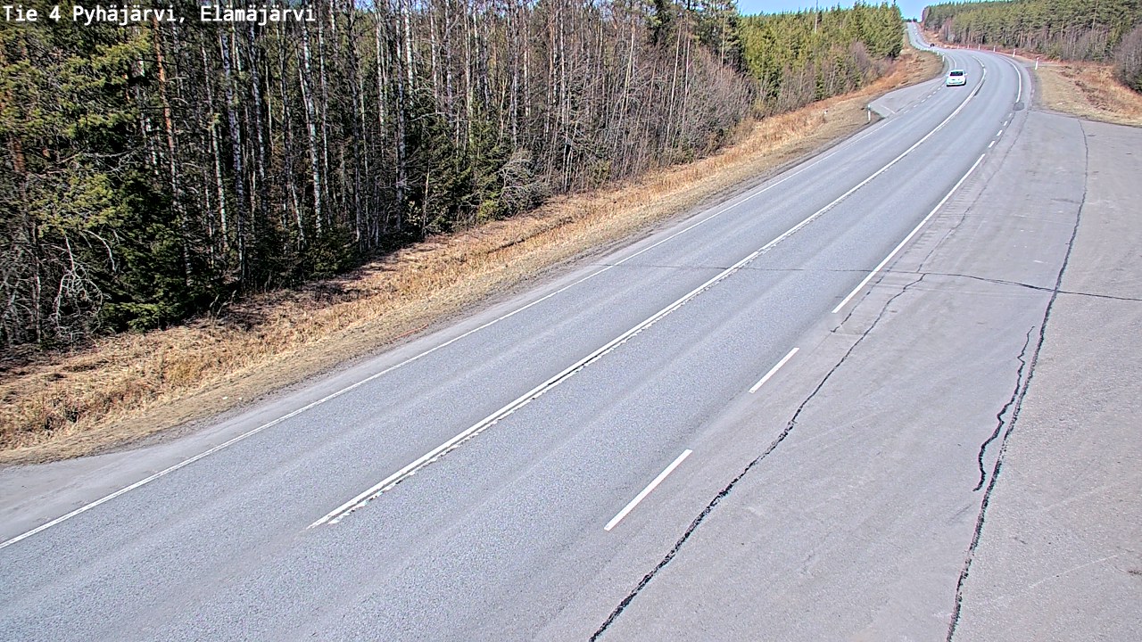 Kelikamerat Kuva Tie 4 Pyhäjärvi, Elämäjärvi, Pyhäjärvi, Pohjois-Pohjanmaa