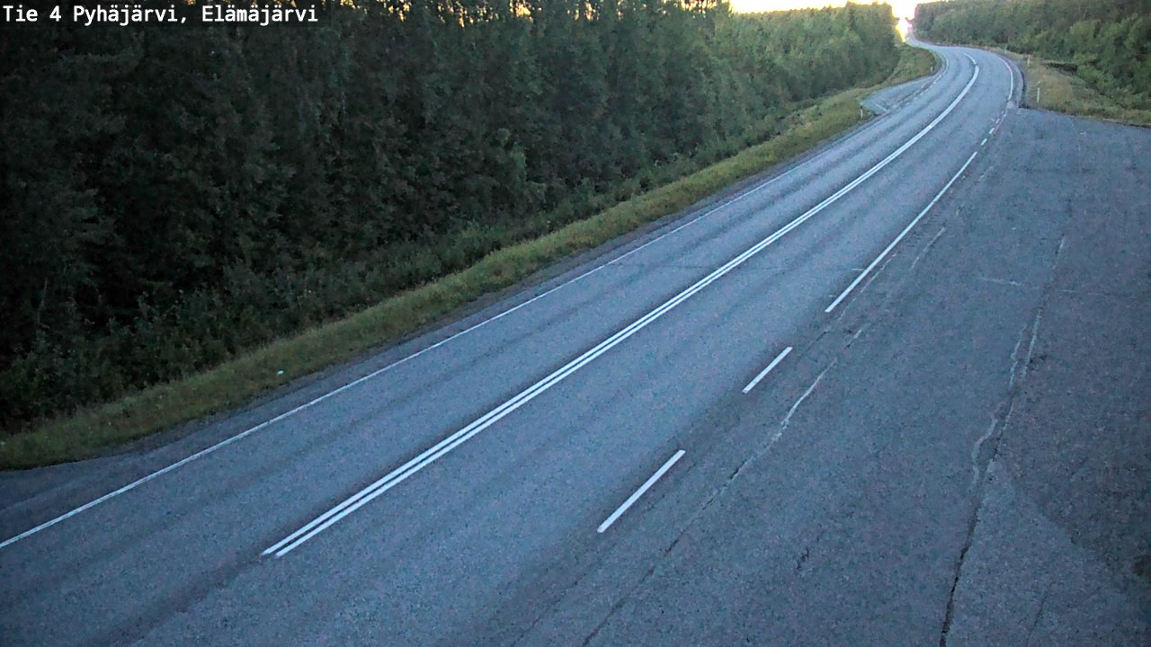 Kelikamerat Kuva Tie 4 Pyhäjärvi, Elämäjärvi, Pyhäjärvi, Pohjois-Pohjanmaa