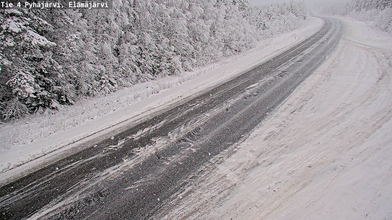Kelikamerat Kuva Tie 4 Pyhäjärvi, Elämäjärvi, Pyhäjärvi, Pohjois-Pohjanmaa