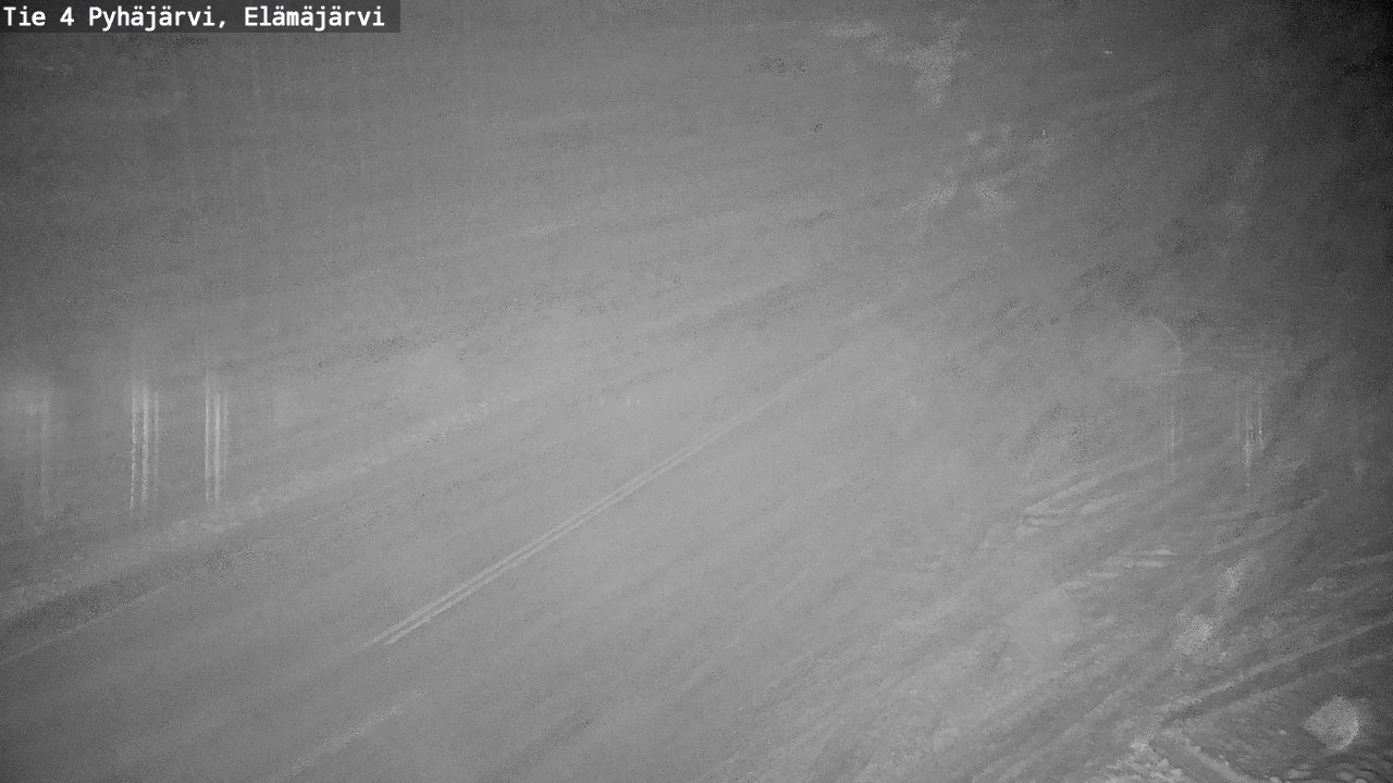 Weather Camera Image Väg 4 Pyhäjärvi, Elämäjärvi, Pyhäjärvi, Pohjois-Pohjanmaa