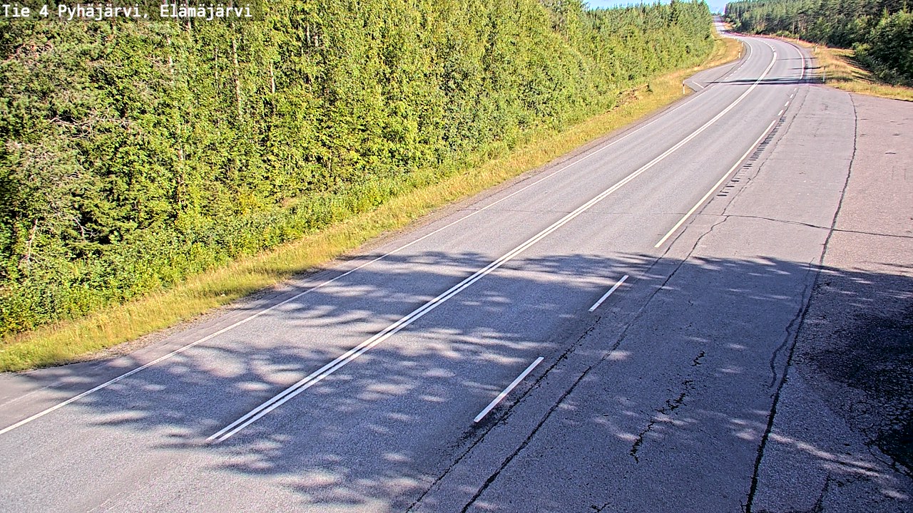 Kelikamerat Kuva Tie 4 Pyhäjärvi, Elämäjärvi, Pyhäjärvi, Pohjois-Pohjanmaa
