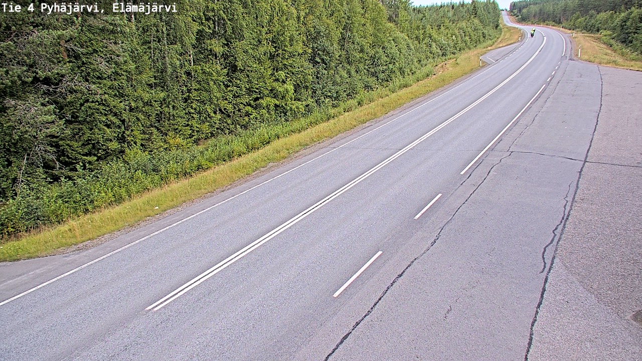 Kelikamerat Kuva Tie 4 Pyhäjärvi, Elämäjärvi, Pyhäjärvi, Pohjois-Pohjanmaa