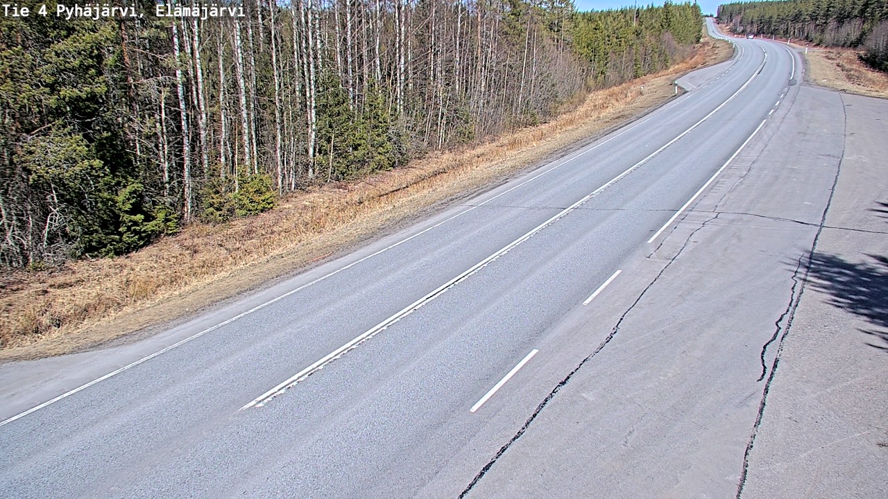 Kelikamerat Kuva Tie 4 Pyhäjärvi, Elämäjärvi, Pyhäjärvi, Pohjois-Pohjanmaa