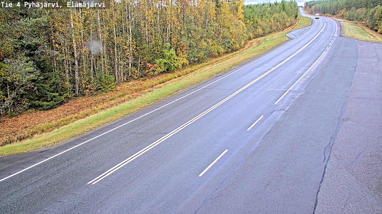 Kelikamerat Kuva Tie 4 Pyhäjärvi, Elämäjärvi, Pyhäjärvi, Pohjois-Pohjanmaa