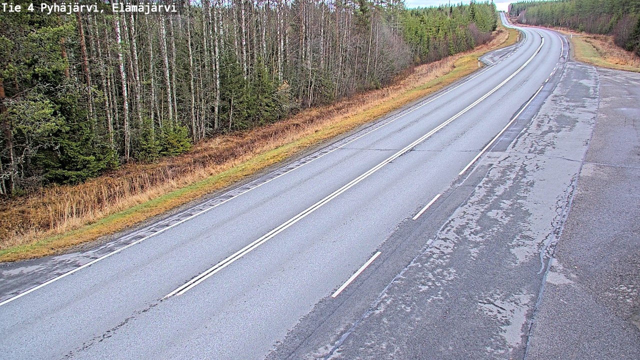Kelikamerat Kuva Tie 4 Pyhäjärvi, Elämäjärvi, Pyhäjärvi, Pohjois-Pohjanmaa