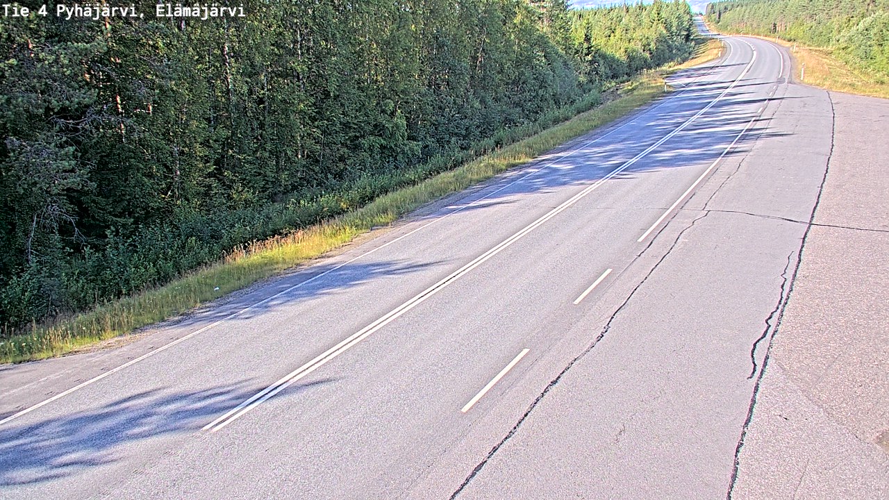 Kelikamerat Kuva Tie 4 Pyhäjärvi, Elämäjärvi, Pyhäjärvi, Pohjois-Pohjanmaa