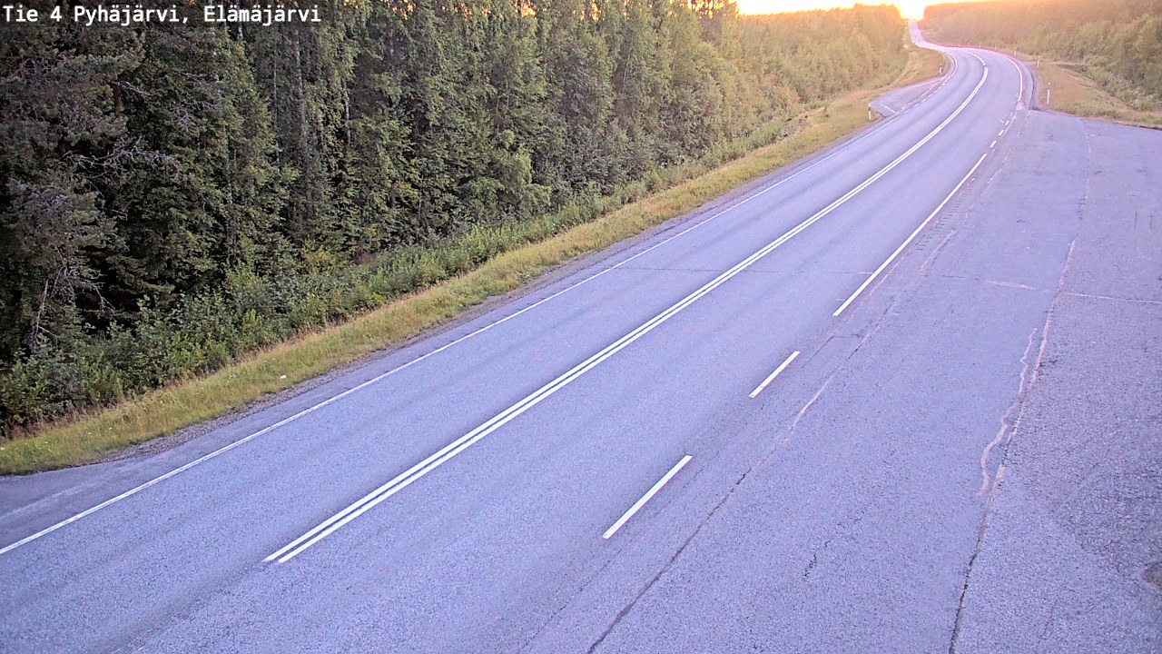 Kelikamerat Kuva Tie 4 Pyhäjärvi, Elämäjärvi, Pyhäjärvi, Pohjois-Pohjanmaa