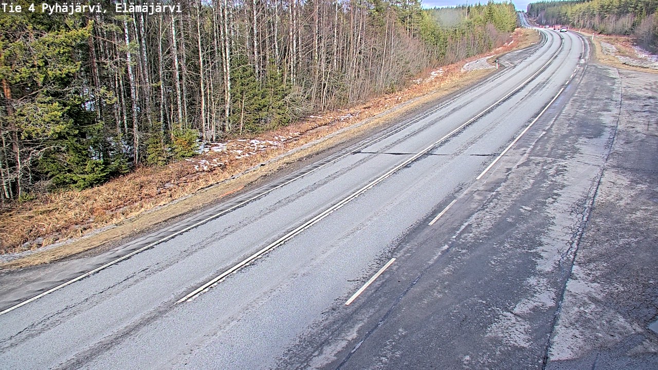 Kelikamerat Kuva Tie 4 Pyhäjärvi, Elämäjärvi, Pyhäjärvi, Pohjois-Pohjanmaa