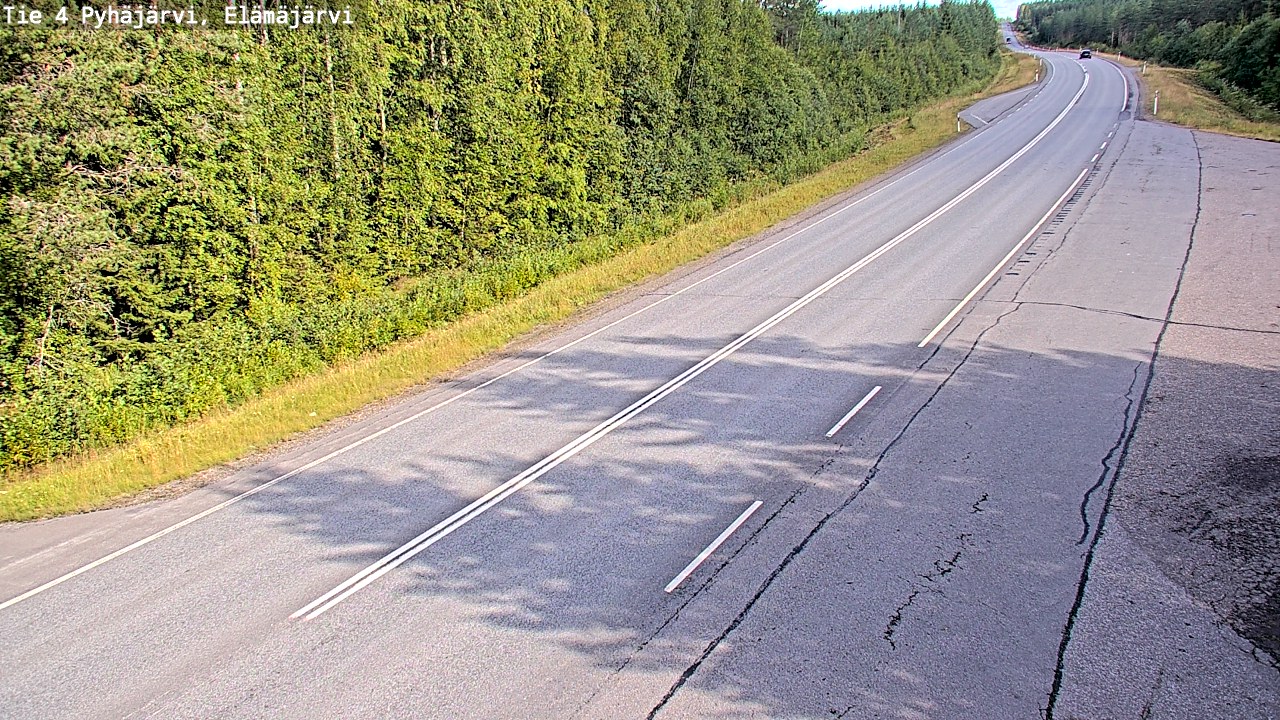 Kelikamerat Kuva Tie 4 Pyhäjärvi, Elämäjärvi, Pyhäjärvi, Pohjois-Pohjanmaa