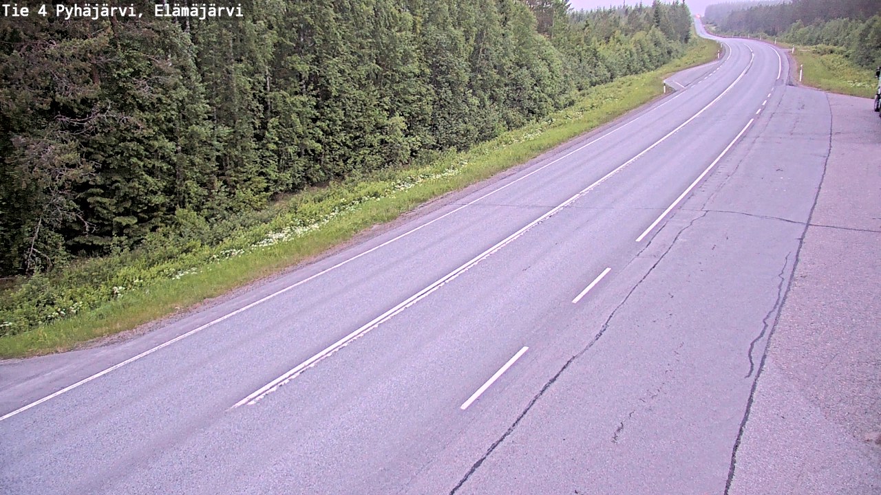 Kelikamerat Kuva Tie 4 Pyhäjärvi, Elämäjärvi, Pyhäjärvi, Pohjois-Pohjanmaa