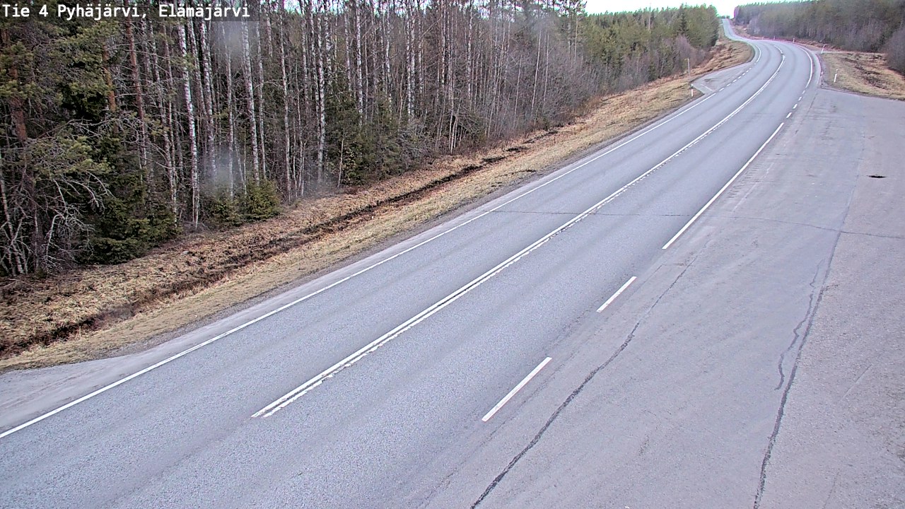Kelikamerat Kuva Tie 4 Pyhäjärvi, Elämäjärvi, Pyhäjärvi, Pohjois-Pohjanmaa