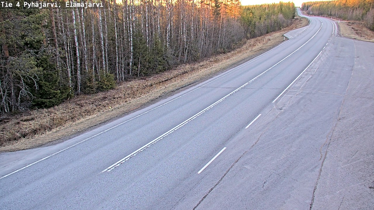 Kelikamerat Kuva Tie 4 Pyhäjärvi, Elämäjärvi, Pyhäjärvi, Pohjois-Pohjanmaa