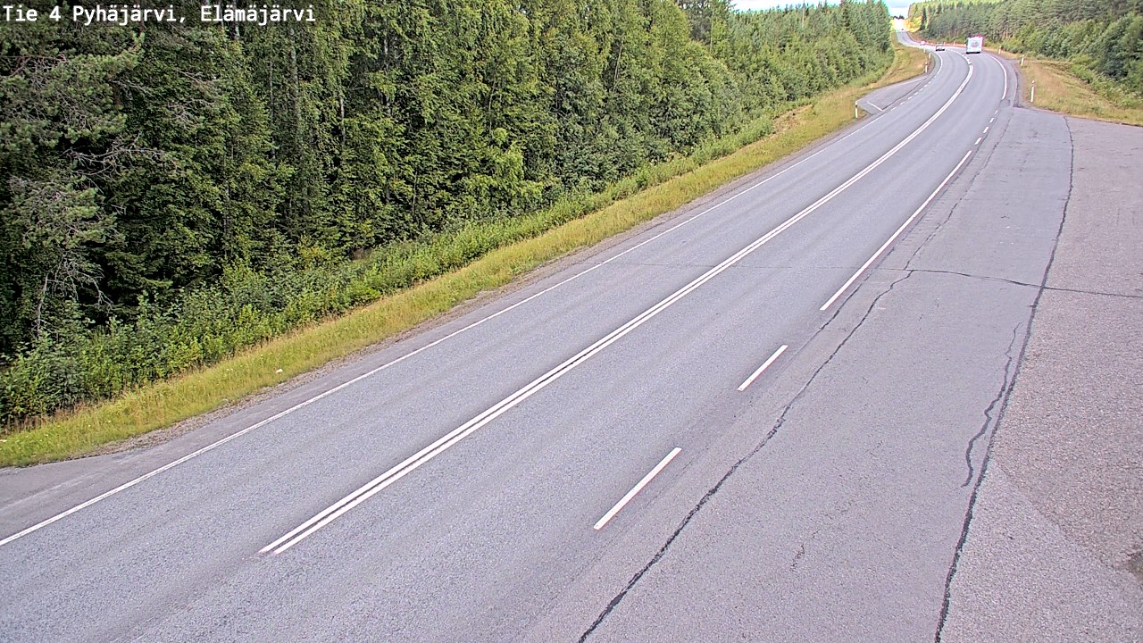 Kelikamerat Kuva Tie 4 Pyhäjärvi, Elämäjärvi, Pyhäjärvi, Pohjois-Pohjanmaa