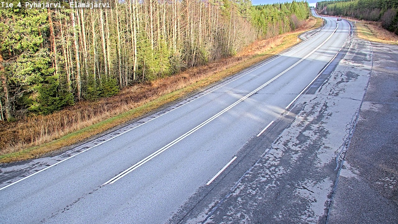 Kelikamerat Kuva Tie 4 Pyhäjärvi, Elämäjärvi, Pyhäjärvi, Pohjois-Pohjanmaa